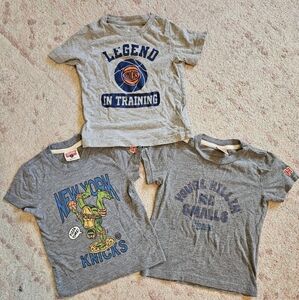 2T Toddler Shirt Bundle (2 Homage, 1 NBA Shirts)